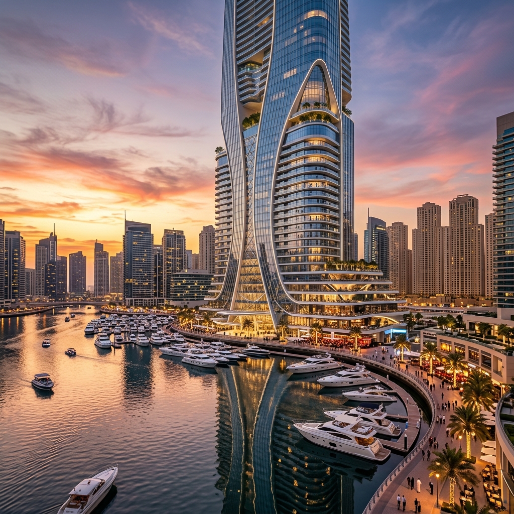 Dubai Waterfront Skyscraper